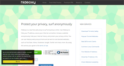 Desktop Screenshot of hideoxy.com